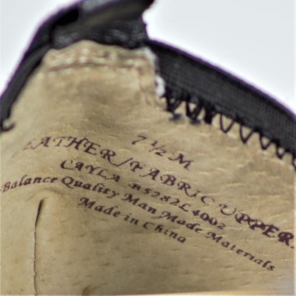 Sam Edelman 7.5 M Black Leather Snakeskin Ballet - Picture 8 of 8